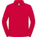 FRUIT OF THE LOOM® Unisex Sweatshirt Zip-Neck, rot, S