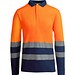 Marineblau/Neon-Orange