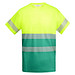 Funktionsshirt Tauri mit kurzen Ärmeln, XXXXL, garden green/fluor yellow