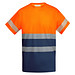 navy/fluor orange
