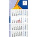 Geiger-Notes Monatskalender Logic 4 Post A Bestseller, inkl. Druck, blau