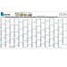 Geiger-Notes Wandplaner Horizont Bestseller, XL, inkl. Druck, blau