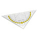 Geodreieck, gelb