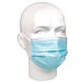 Gesichtsmaske für Mund-Nasenabdeckung, 3-lagig, blau Gesichtsmaske für Mund-Nasenabdeckung, 3-lagig, blau