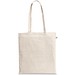 GIZA. Tasche aus 100 % recycelter Baumwolle (140 g/m²), Naturhell
