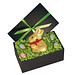 Goldhase in Geschenkbox