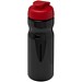 H2O Active® Base 650 ml Sportflasche mit Klappdeckel, schwarz/rot