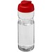 H2O Active® Base 650 ml Sportflasche mit Klappdeckel, transparent/rot