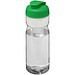 H2O Active® Base 650 ml Sportflasche mit Klappdeckel, transparent/grün
