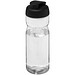 H2O Active® Base 650 ml Sportflasche mit Klappdeckel, transparent/schwarz