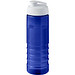 H2O Active® Eco Treble 750 ml Sportflasche mit Stülpdeckel & Trinkklappe, blau, weiß