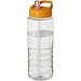 H2O Active® Treble 750 ml Sportflasche mit Ausgussdeckel, transparent/orange