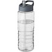 H2O Active® Treble 750 ml Sportflasche mit Ausgussdeckel, transparent/stormgrey