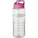 H2O Active® Treble 750 ml Sportflasche mit Ausgussdeckel, transparent/rosa