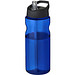 H2O Base Sportflasche mit Ausgussdeckel, 650 ml, blau,schwarz