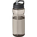 H2O Base Sportflasche mit Ausgussdeckel, 650 ml, charcoal,schwarz