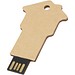 Haus USB-Stick 2.0 aus recyceltem Papier, Kraftpapier, 4GB