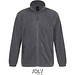 Herren Fleecejacke North, L, Grey Melange