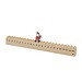 Holz-Kalender WALKING SANTA,braun