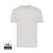 Iqoniq Sierra Lightweight T-Shirt aus recycelter Baumwolle, ungefärbte helles Grau, L