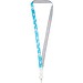 Isla 1-Meter-Lanyard mit Sublimation mit Sicherheitsverschluss, weiss