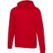 Jasper 280 g/m² Kapuzenpullover Unisex, rot, XXS