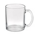 Kaffeebecher aus Glas 300 ml SUBLIMGLOSS, Transparent