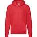 Kapuzen-Sweatshirt Lightweight Hooded S Unisex, S, ROT