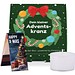 Klappbox S, Teelicht-Adventskranz & Streichhölzer, inkl. Druck