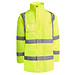 Kombinierter, gesteppter Parka Merak mit High Visibility, S, fluor yellow