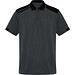 Kurzarm-Poloshirt Samurai in Farbkombination, XXL, bleigrau/schwarz