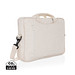 Laluka AWARE™ 15.4 Zoll Laptop-Tasche aus recycelter Baumwolle, off white