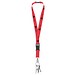 Lanyard Express, 15 mm, Rot (Red 032 C)