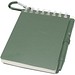 Lig Mini Recyceltes Outdoor-Softcover Notizbuch und Kugelschreiber Set (schwarze Mine), heather grün