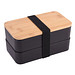 Lunchbox DOUBLE LEVEL,schwarz