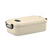 Lunchbox recyceltes PP 800 ml INDUS, Beige