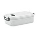 Lunchbox recyceltes PP 800 ml INDUS, Weiß