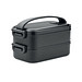 Lunchbox recyceltes  PP IDOLUNCH, Schwarz