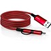 MagCable 4in1 easy magnet , Rot