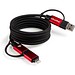 MagCable 4in1 premium magnet , Grau