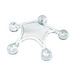 Massage-Seestern STARFISH,transparent