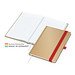 Geiger-Notes Match-Book White Bestseller Notizbuch A4 Natura braun, inkl. Druck, rot