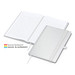 Geiger-Notes Match-Book White Bestseller Notizbuch A5 Cover-Star gloss, inkl. Druck, weiß