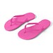 MAUPITI L / XL. Bequeme Flip-Flops mit PE-Sohle und PVC-Riemen, Rosa
