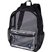 Mesh 18 L Rucksack aus Recyclingmaterial, schwarz