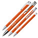 Metall-Kugelschreiber New Jersey, blaue Mine, orange