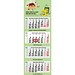 Geiger-Notes Monatskalender Quadro Light 4 Bestseller, Benelux, inkl. Druck, hellgrau