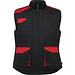 Multipocket Arbeitsweste Armada in Farbkombination, XXL, schwarz/rot