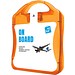 MyKit Flugzeug Reiseset, orange