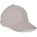 NATHAN. Kappe aus 100 % Baumwolle (260 g/m²) mit 6 Paneelen, Hellgrau